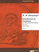 Introduction and Variations On A Theme From der Freischütz : For Guitar Solo.