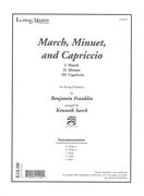 March, Minuet, and Capriccio : For String Orchestra.