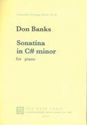 Sonatina In C Sharp Minor : For Piano.