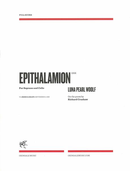 Epithalamion : For Soprano and Cello (1998).
