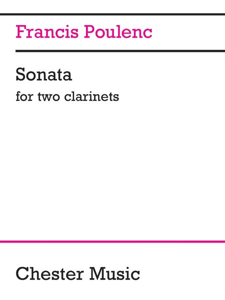 Sonata : For Two Clarinets.