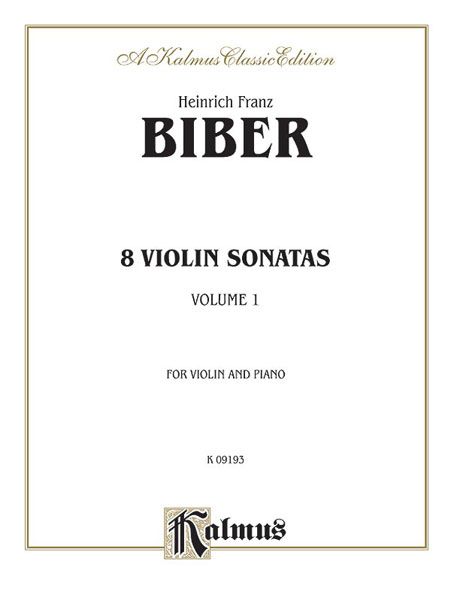 Eight Violin Sonatas, Vol. 1.