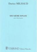 Deuxieme Sonate = Sonata No. 2 : Pour Violon Et Piano.