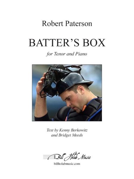 Batter's Box : For Tenor and Piano (2005).