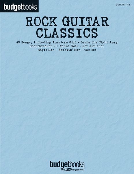 Rock Guitar Classics - Budget Book.