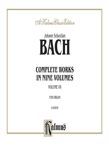 Complete Organ Works, Vol. 7.