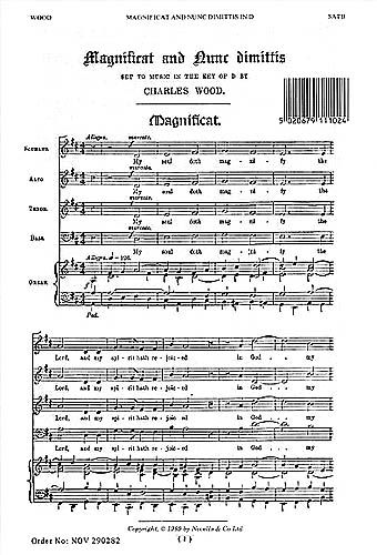 Magnificat and Nunc Dimittis In D : For SATB and Organ.