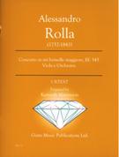 Concerto In Mi Bemolle Maggiore, Bi. 545 : Per Viola E Orchestra / edited by Kenneth Martinson.