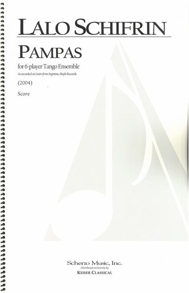 Pampas : For 6-Player Tango Ensemble (2004).