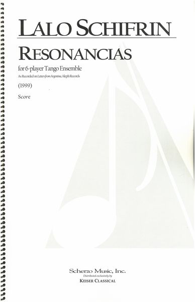 Resonancias : For 6-Player Tango Ensemble (1999).