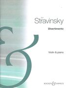 Divertimento From The Fairy's Kiss : For Violin and Piano / edited by Samuel Dushkin.