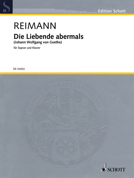 Die Liebende Abermals - Sonett IX : Für Sopran und Klavier (2006).