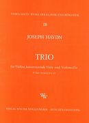 Trio, Hob. V:B8 : Für Violine, Viola und Violoncello.