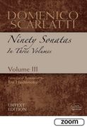 Ninety Sonatas In Three Volumes, Vol. 3 / edited and Annotated by Eiji Hashimoto.