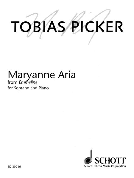 Maryanne Aria (From Emmeline) : For Soprano and Piano.