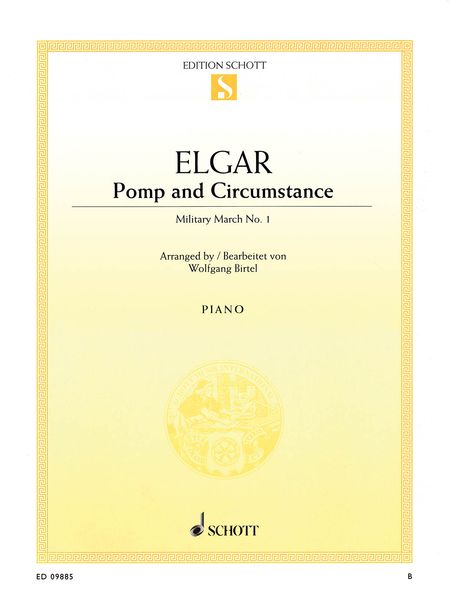 Pomp and Circumstance - Military March No. 1 : For Piano / arr. Wolfgang Birtel.