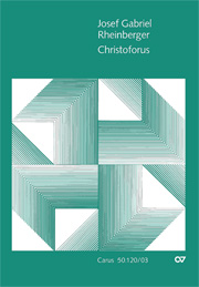 Christoforus, Op. 120 : Legende Für Soli SATB, Chor SATB und Orchester / edited by Barbara Mohn.