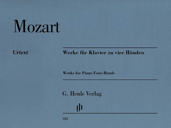 Werke Für Klavier Zu Vier Händen / edited by Peter Jost.