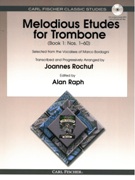 Melodious Etudes For Trombone (Book 1, Nos. 1-60) / transcribed by Joannes Rochut.