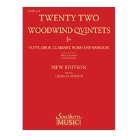 Twenty Two Woodwind Quintets : Horn Part Only.