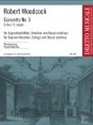 Concerto Nr. 3 : Für Sopranblockflöte, Streicher und Basso Continuo, C-Dur.