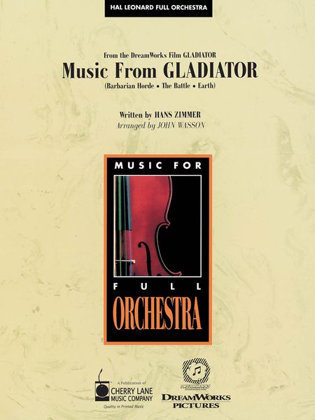 Music From Gladiator : For Orchestra.