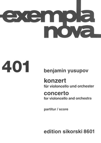 Konzert : Für Violoncello und Orchester (2006).