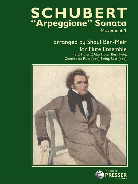 Arpeggione Sonata, Movement 1 : For Flute Ensemble / arranged by Shaul Ben-Meir.
