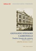Twelve Sonate Da Camera, Vol. 2, Sonatas 7-12 : For Violin and Basso Continuo / Ed. Michael Talbot.