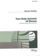 Two Holy Sonnets Of Donne : For Mezzo-Soprano, Oboe and Piano.