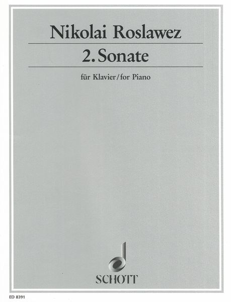 Sonata No. 2 : For Piano (1916).