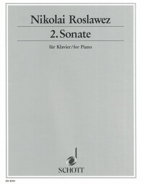 Sonata No. 2 : For Piano (1916).