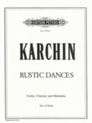 Rustic Dances : For Violin, Clarinet and Marimba.