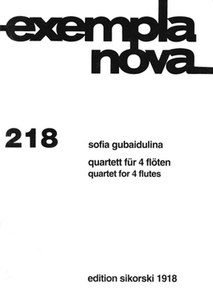Quartet For Four Flutes (1977).
