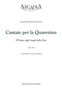 Cantate Per la Quaresima : Il Pianto Degli Angeli Della Pace / edited by Marina Vaccarini Gallarani.