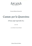 Cantate Per la Quaresima : Il Pianto Degli Angeli Della Pace / edited by Marina Vaccarini Gallarani.