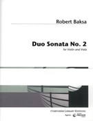 Duo Sonata No. 2 : For Violin and Viola (2008).