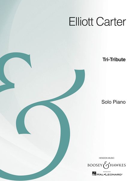 Tri-Tribute : For Solo Piano (2007-08).