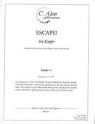 Escape! : For Concert Band.