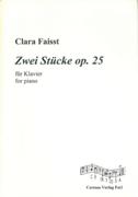 Zwei Stücke, Op. 25 : Für Klavier / edited by Martina Rebmann.