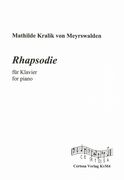 Rhapsodie : Für Klavier / edited by Dieter Michael Backes.