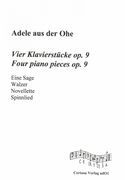 Vier Klavierstücke, Op. 9 / edited by Isolde Weiermüller-Backes.