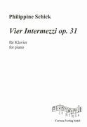 Vier Intermezzi, Op. 31 : Für Klavier / edited by Dieter Michael Backes.