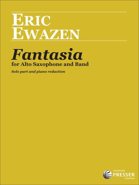 Fantasia : For Alto Saxophone and Band - Piano reduction.