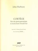Cortege - In Memoriam Donald Sur : For Six Percussionists (2008).