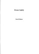 Dream Lightly : For Electric Guitar and Orchestra (2008).