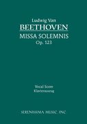 Missa Solemnis, Op. 123 : For SATB Chorus and Piano.