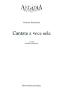 Cantate A Voce Sola / edited by Mariateresa Dellaborra.