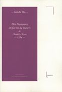 Dix Pseaumes En Forme De Motets (1564) / edited by Isabelle His.