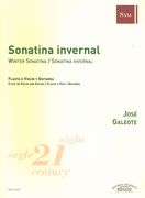 Sonatina Invernal = Winter Sonatina : For Flute Or Violin and Guitar (2007).